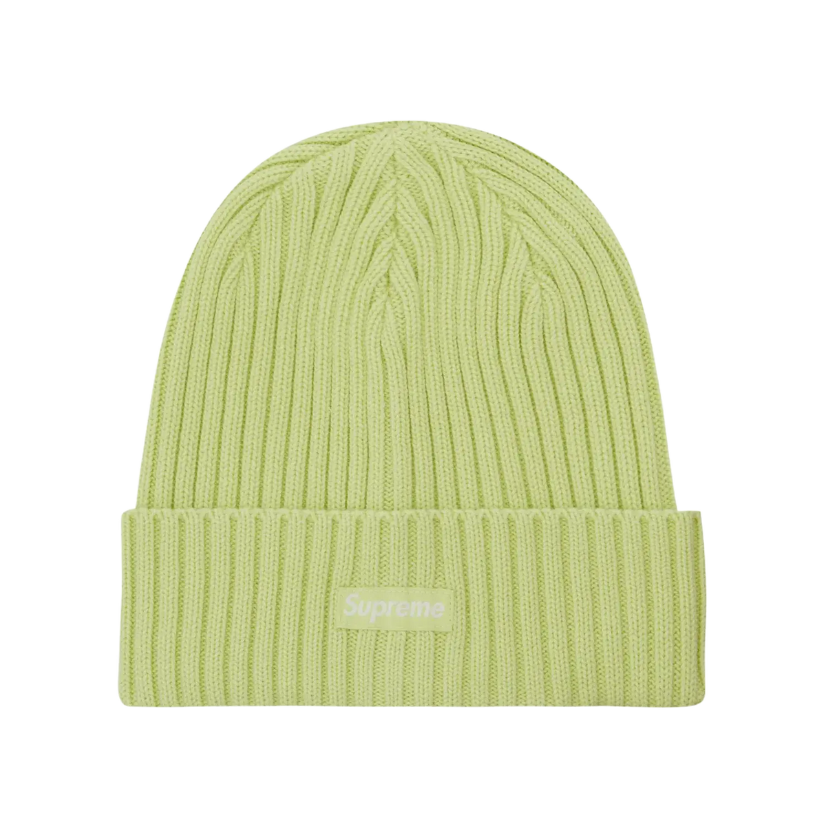 Supreme Overdyed Beanie (SS23) Light Lime