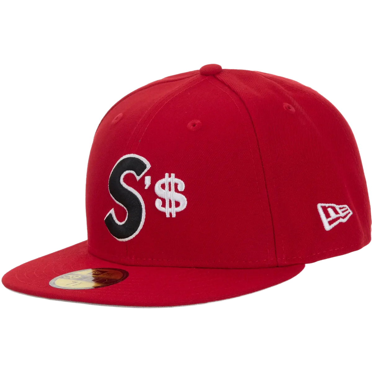 Supreme Money S Logo New Era 59Fifty Fitted Cap Red