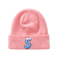 Supreme New Era S Logo Beanie (FW20) Pink