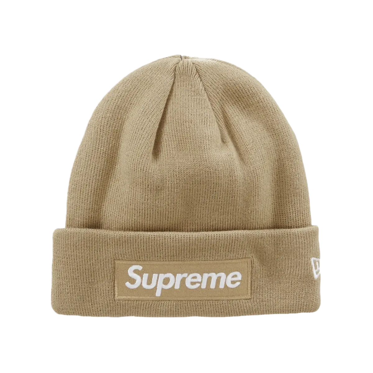 Supreme New Era Box Logo Beanie (FW23) Dark Sand