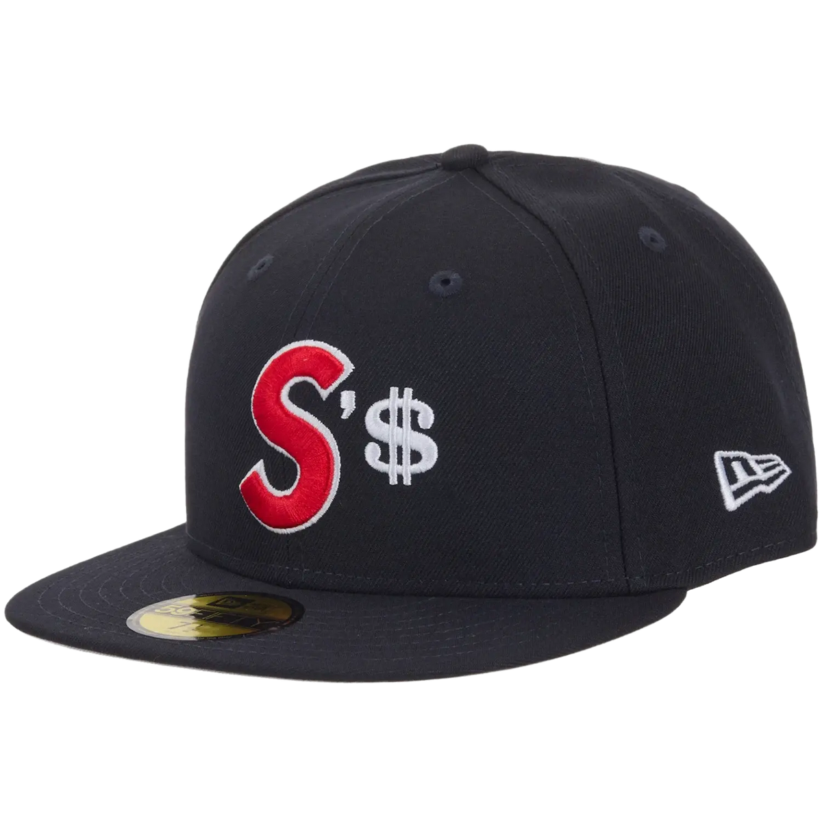 Supreme Money S Logo New Era 59Fifty Fitted Cap Navy